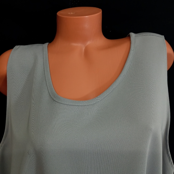 4XL Vintage Y2K Polyester Dressy Cami tank top Made in the USA - Picture 5 of 7